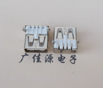 常州USB AF母座 LCP 耐高温250度280度 环保白胶芯
