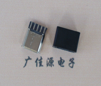 常州麦克-迈克 接口USB5p焊线母座 带胶外套 连接器