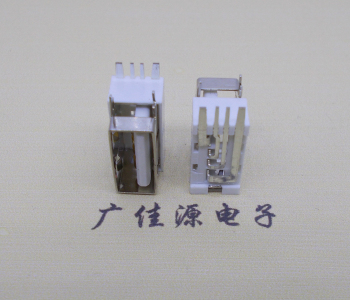 常州USB侧立式短体10.0尺寸 侧插加宽脚5A大电流插座