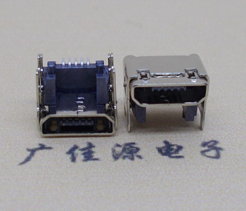 常州MICRO USB 5P母座 SMT垫高 L=4.15双壳
