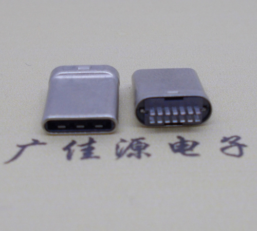 常州type-c14p公头拉伸无地线厚3.6mm