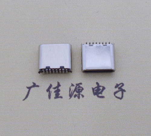 常州立贴type-c16p公头侧边铆合长7.2mm