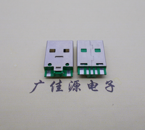 常州usb5a公头.5p焊线带ic.大电流oppo闪充